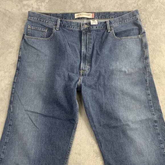 Vintage Levis 569 Jeans Men 44x25” Loose Straight Fit Blue Denim Y2K Relaxed - Picture 8 of 11